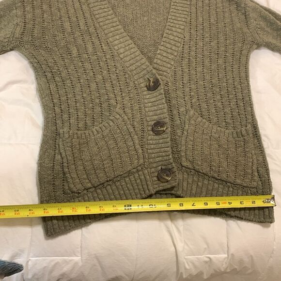 SO, knit sweater jacket, button up, great condition, small, - Picture 7 of 11